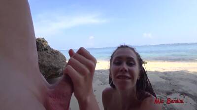 Mia Bandini In Fit Beauty Is Hiding For Public Beach Deepthroat And Fuck 8 Min on vidfreenow.com