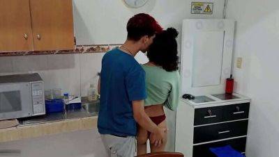 Steamy Step-Sibling Encounter: Pamela Love, a Brunette with a Big Booty, Can't Resist Her Brother's Touch in the Kitchen - FULL STORY - Colombia on vidfreenow.com