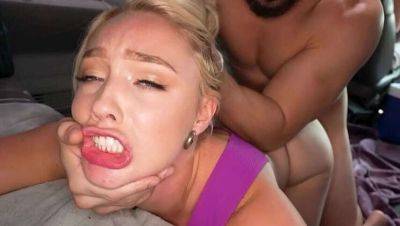 Giggling blonde newbie craves big cock action on vidfreenow.com