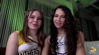 Teen Cheerleaders Liz Jordan & Adrianna Jade Caught by Lecherous Coach! - Jordan on vidfreenow.com