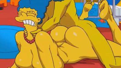 Marge Simpson assfucked in GYM locker room - Porn Cartoon on vidfreenow.com