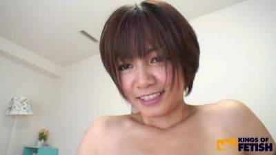 Busty Japanese Babe Gets Her Shaved Pussy Drilled Deep In Many Positions On The Bed - Japan on vidfreenow.com