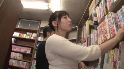 Japanese Babe having sex in bookstore - Japan on vidfreenow.com