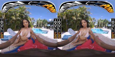 Eden West gets her tight pussy pounded in VR while enjoying a garden of Eden garden experience on vidfreenow.com