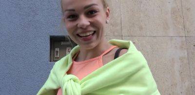 German scout - Tiny college girl Rebecca pickup and fuck at street casting - Germany on vidfreenow.com