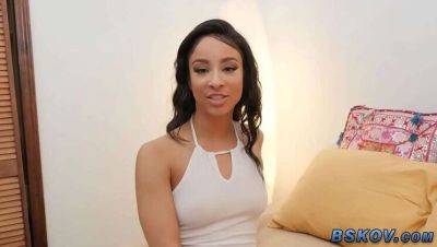 Ebony Teenna Trump Pleasures Herself On Camera on vidfreenow.com