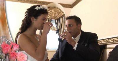 Bride gets intimate with her father-in-law right on her wedding day on vidfreenow.com