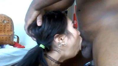 Petite Asian Teen Eva Yi: Extreme Deepthroat with Big Black Cock on vidfreenow.com