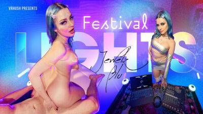 VRHUSH Festival lights with busty babe Jewelz Blu on vidfreenow.com