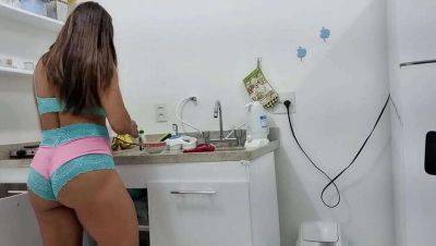 I Visited My Friend and Fucked the Hot Latina in the Bathroom: Leo Skull on vidfreenow.com