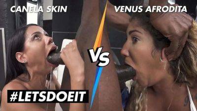 Canela Skin vs Venus Afrodita: Latina Anal Showdown with BBC and Big Tits on vidfreenow.com