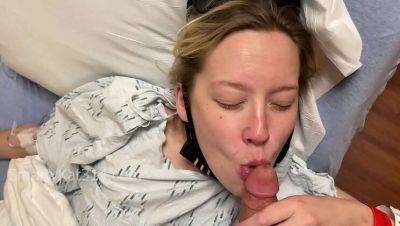 Blonde Nurse Blows Boyfriend in Hospital Pre-Op Room - Almost Caught by Surgeon! Ft. SmartyKat314 on vidfreenow.com