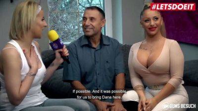 Big Boobs German Pornstar Dana Jayn Fucks Old Man Hard - Huge Tits & Wet Pussy - Germany on vidfreenow.com